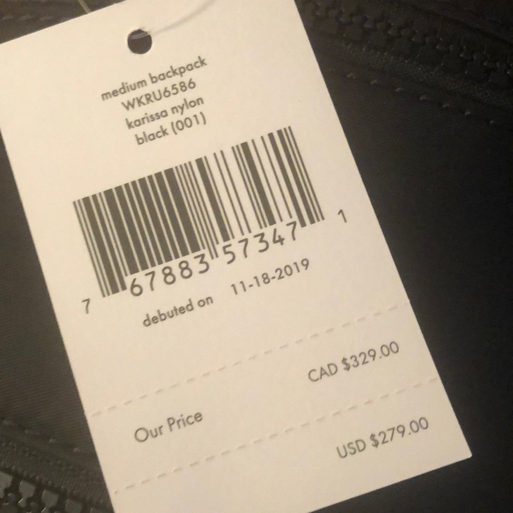 NWT-kate spade karissa nylon medium backpack - Picture 8 of 8